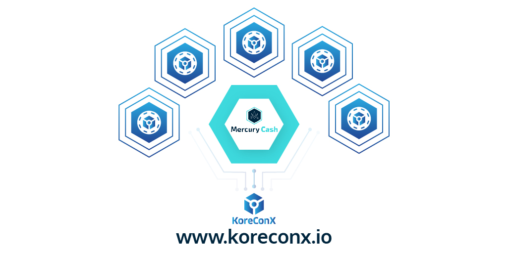 Mercury.Cash selects KoreToken as its official security token protocol #01 November 2018