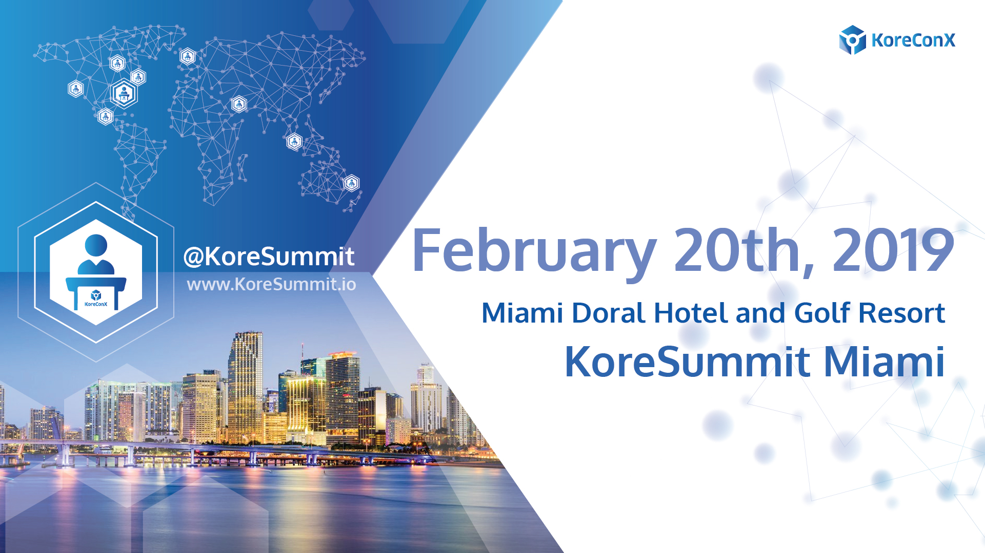 KoreSummit – Tokenizing Securities Coming to Hot Miami #24 January 2019