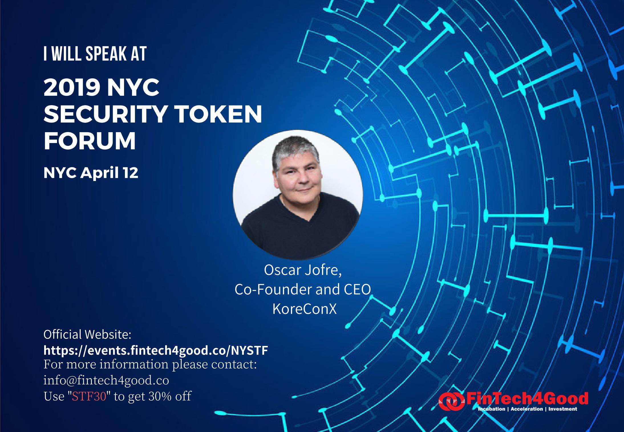 NYC SecurityToken Forum – New York #12 April 2019