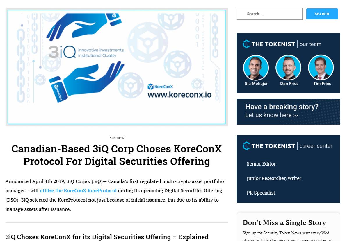 The Tokenist #05 April, 2019
