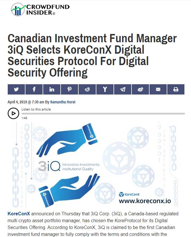 Crowdfund Insider #05 April, 2019