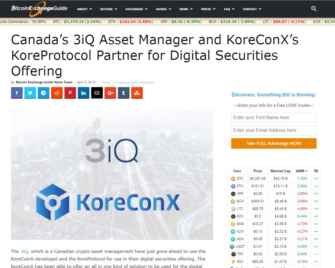 Bitcoin Exchange Guide #08 April, 2019