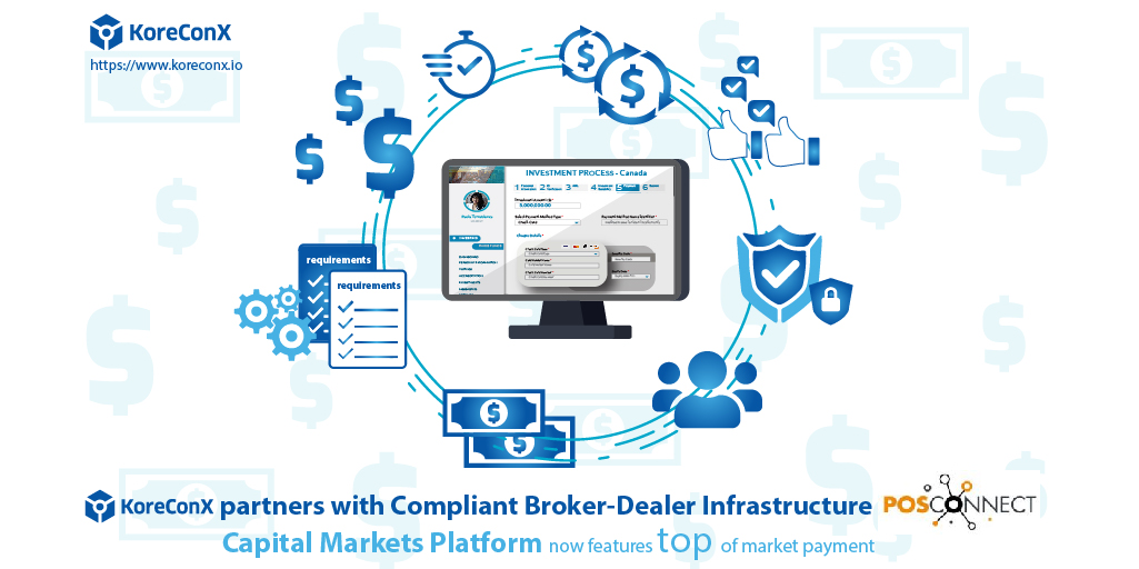 KoreConX partners with Broker-Dealer Payment Infrastructure POSConnect #16 September 2019