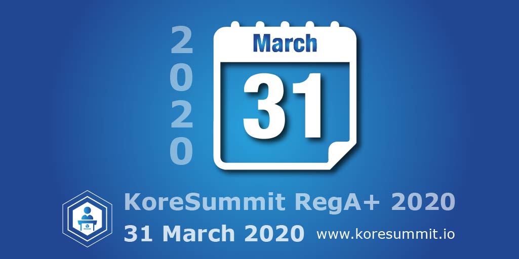 RegA+ 2020 Online Summit #24 March 2020