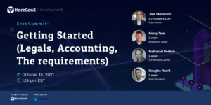 Getting Started (Legals, Accounting, The Requirements)