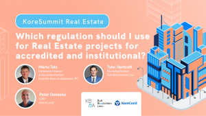 Which regulation should I use for Real Estate projects for accredited and institutional?
